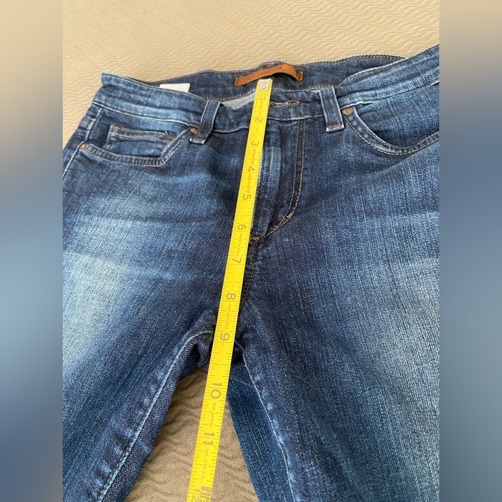Joe’s Jeans mid rise skinny ankle jeans 27 women’s dark denim EUC riveted - Picture 9 of 10